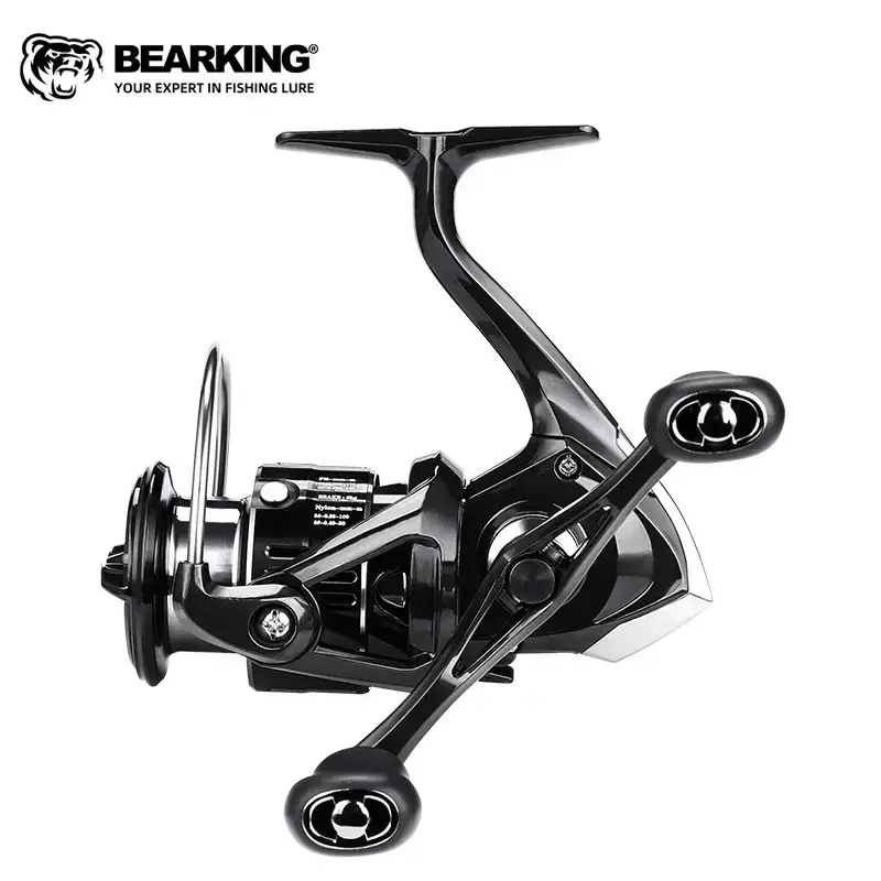 BEARKING All Metal Spinning Reel - Smooth 5.2:1 High Strength Fishing Wheel tackle