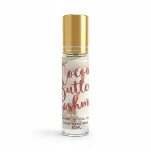 Cocoa Butter Cashmere Body Oil Roll-On for Women - Natural, Cruelty Free, Vegan Friendly, Scented with Floral, Vanilla, Jasmine & Sandalwood - Blend perfume