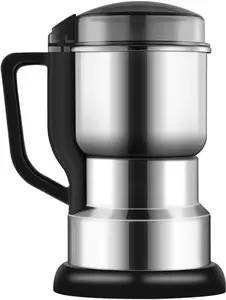 Electric Coffee Bean Grinder with 300W Motor – 8-Blade Stainless Steel, 14oz/400g Capacity for Spices, Grains & Nuts