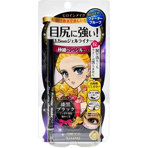 KissMe Heroine Make Long Stay Gel Liner Waterproof Super Keep(01 Black / 02 Dark Brown / 03 Natural Brown), Hyaluronic, Cosmetic, Eyeliner, Smooth, Makeup