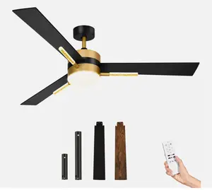 Yitahome 60'' Ceiling Fan with Lights and Remote Control Reversible Ceiling Fan 3 / 5 Blades