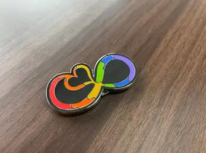 Rainbow Infinity Enamel Pin