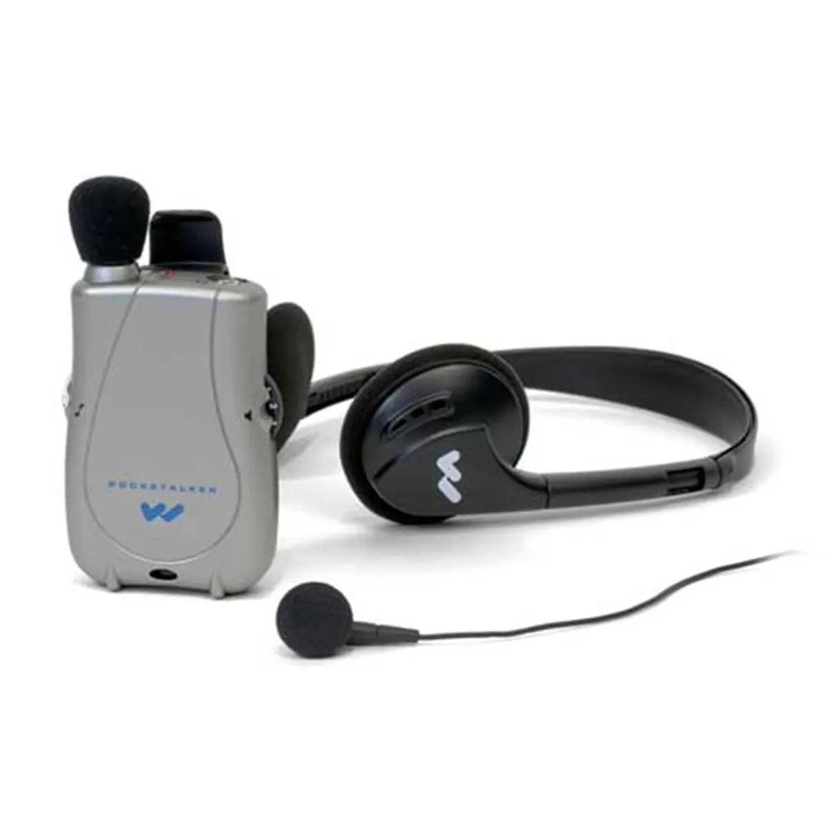 Williams Sound Pocketalker Ultra Adjustable Audio Mini Amplifier Duo Pack System - Lightweight, 2 AAA Batteries, Folding Headset, Lanyard Compatible, Close Sound Amplification, 200-Hour Usage, Personal Amp