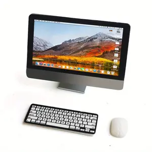 Mini Desktop LCD Computer Mouse Keyboard Model Set Miniature Furniture 1:12 for Dollhouse DIY Mini Home Scene, Perfect Collector Gift for Photography