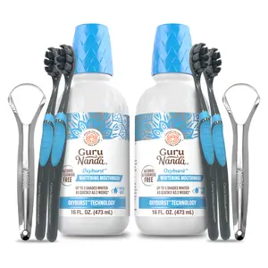 GuruNanda Oxyburst Whitening Oral Rinse Mouthwash - 2 Pack