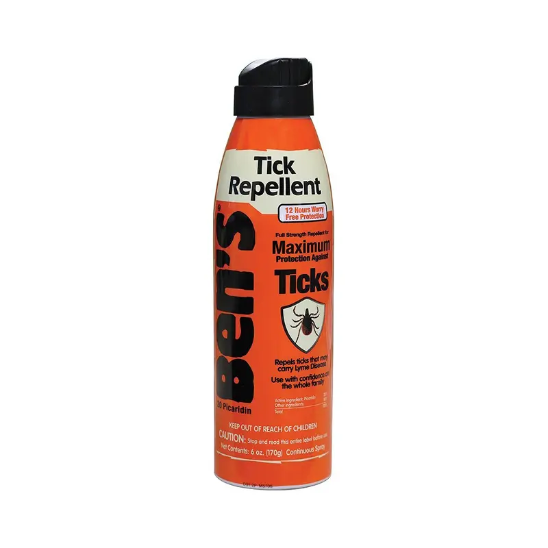 Ben's Tick Repellent Spray, Maximum Strength 20% Picaridin Formula for 12 Hour Protection, For the Whole Family - 6 oz, 12 Hours, Unisex, Spray Can