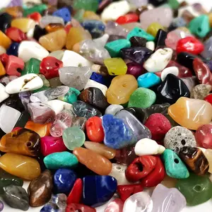 50g Random Color Irregular DIY Natural Stone Bead With Hole, Colorful Irregular Gemstone Bead For DIY Bracelet Jewelry Making, Beading Making, DIY Galaxy Beads, Bead Assortment, Beads Mix