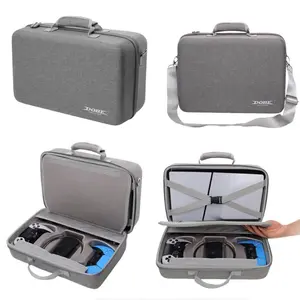 Carrying Case Shockproof Travel Protective Case Waterproof Portable Storage Bag for PS5 Slim Console &Controller and Accessories