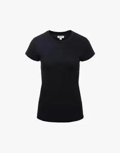 L'agence Ressi Fitted Tee in Black