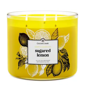 Sugared Lemon Odor Eliminating 3-Wick Candle