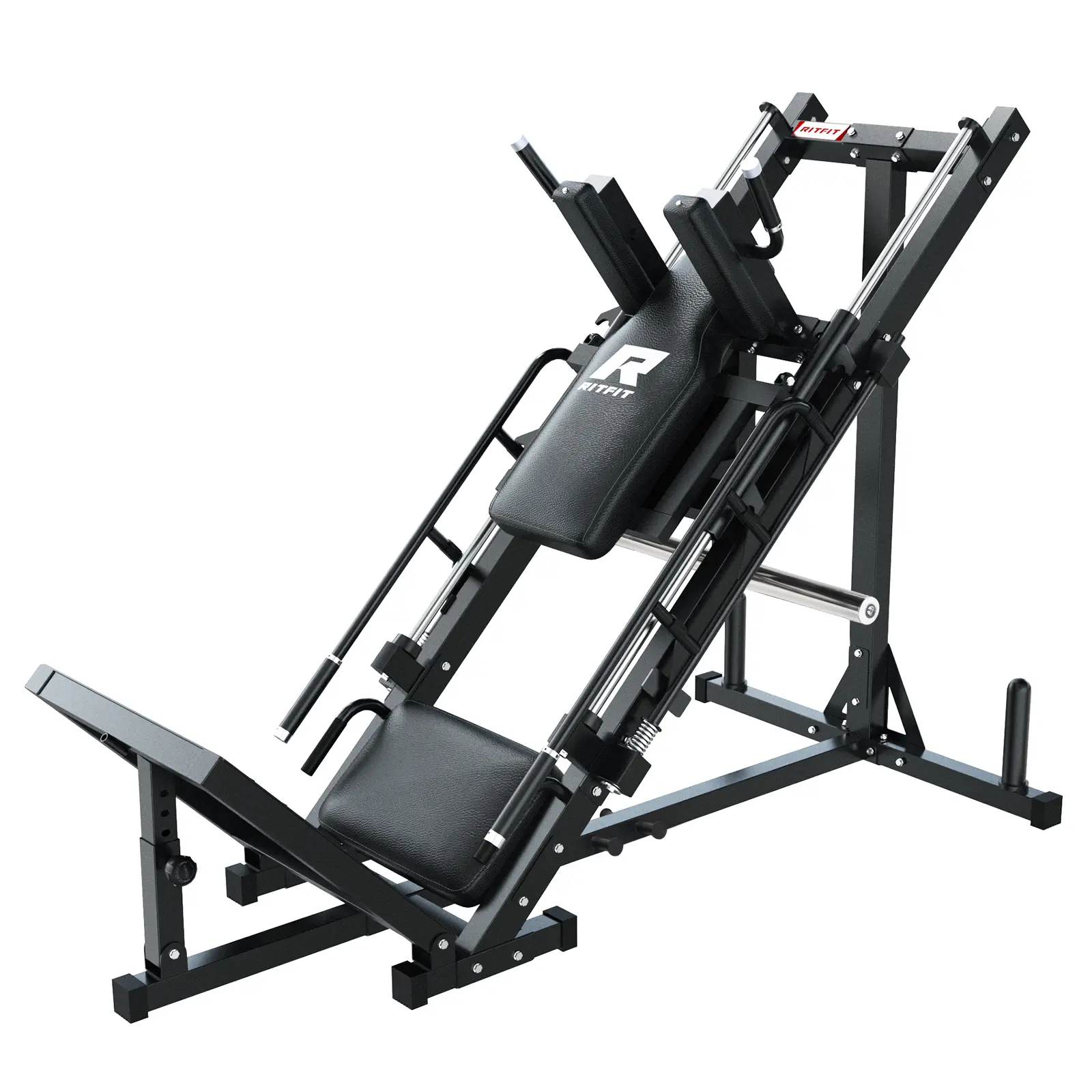 RitFit BLP01 3-In-1 Leg Press And Hack Squat Machine with Steel Foot Pedals and Anti-Slip Patterns home gym hip abduction machines Adjustable Workout Equipment Home Fitness Equipment, At Home Gym Equipment,summerwins