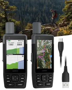 Garmin GPSMAP H1, Premium GPS Handheld Navigator, Color Touchscreen & Buttons, Multi-Band GNSS, Built-in Flashlight, Preloaded Maps (010-02920-00) | Wearable4U Power Bank Bundle