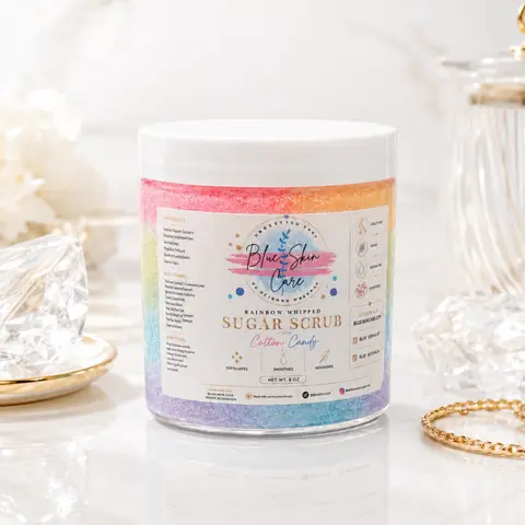 RAINBOW Blue.Skin.Care Blue exfoliation soft skin