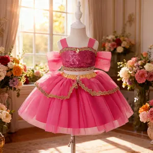 99 Summer Baby Girl Clothes Kids Girls Clothes Girls Cosplay Dress Flower Girl Dress Birthday Wedding Bridesmaid Gown