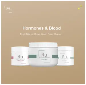 Roots Nutrition Hormones & Mood Wellness Program | Herbal Wellness Supplement Bundle | Botanical Capsules & Superfood Powder