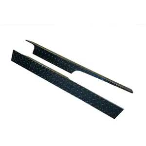 Black Aluminum Diamond Plate Rocker Panel for Club Car Golf Cart DS 82-Up