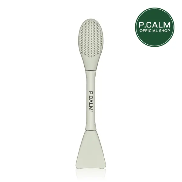 [P.CALM Official] Dual Pore Cleansing Brush for Blackheads Removal & Face Scrubber, Gentle Exfoliation. Deep Pore Cleaning Massager