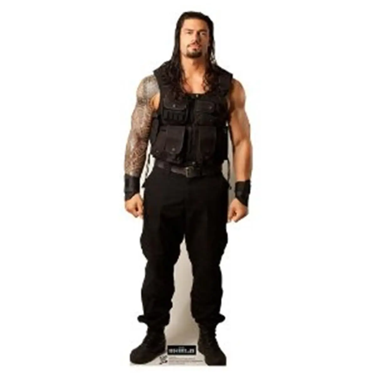 212 MAIN WWE Roman Reigns Cardboard Cutout, Large-Size Home Decor, Front Cutout Design, Includes Easel Stand