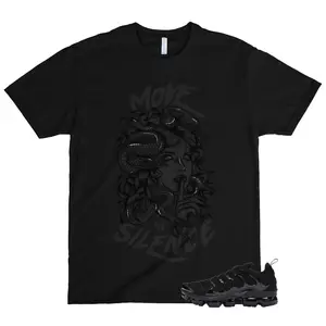 VaporMax Triple Black - Blackout Match Graphic Tee – Inspired Triple Black Streetwear Shirt