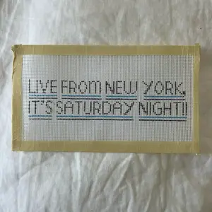 Live from New York Needlepoint Canvas