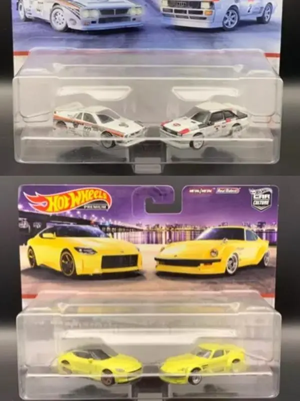 *RARE* 2 Hot Wheels Premium Car Culture 2 Pack (Nissan Fairlady Z+ Nissan Z Prototype JDM) & (Lancia Rally 037 + 1984 Audi Sport Quattro)