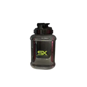 SX Jug 1.8L Half Gallon Water Bottle – Large Capacity Hydration – Durable BPA-Free Plastic – Easy Carry Side Handle – Leak-Proof Sports Bottle