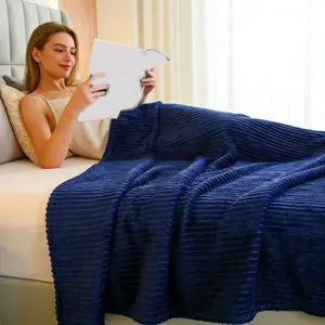Ultra-Soft Flannel Blanket, Multi-Color Options, Soft Cozy Blanket, Comfortable for Sofa Bed Camping, Lightweight Warm Breathable, All Seasons Use, Lightweight Throw Blanket