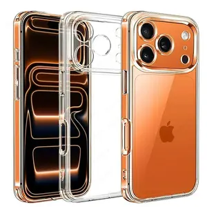 High-Definition Transparent Tpu Case for iPhone 17 Pro Max, iPhone 16, iPhone 15, iPhone Air, Durable Phone Protector