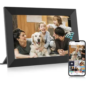 Uhale Digital Picture Frame 32GB Storage 10.1 Inch WiFi  Photo Frames SD Card Slot IPS  Screen  Display Auto Rotate Slideshow Share Videos Photos Instantly Send Wishes Remotely
