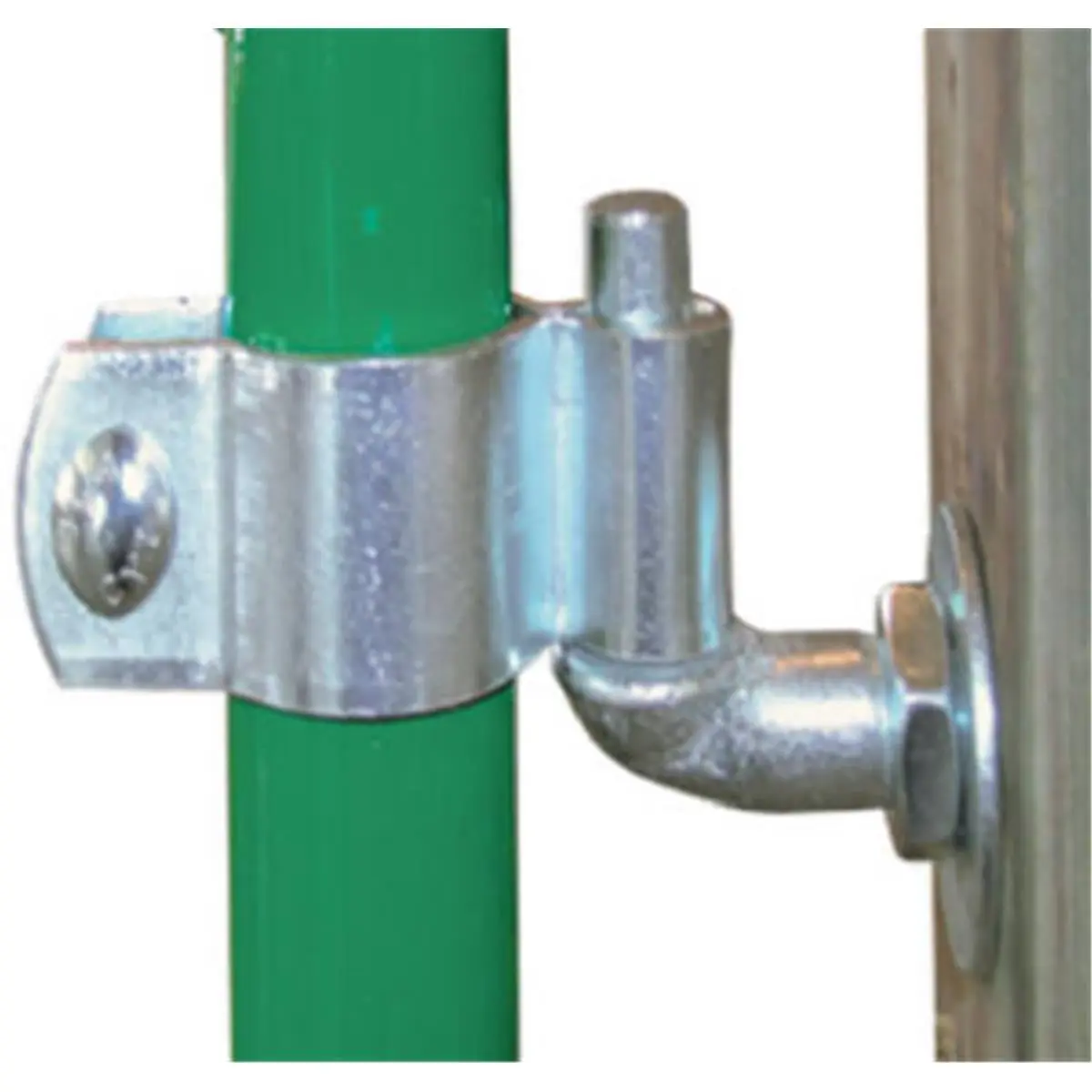 212 MAIN Co-Line 7120-158-KIT Round Clamp Gate Hinge Kit - 1.63 in. OD Compatible, Includes Bolts for Round Tubes