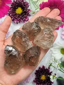 Natural Smoky Quartz Crystal Blocks, Unpolished Smoky Quartz Crystals, Natural Crystal Home Decor, 40g/120g/200g, Home Ornament