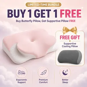 GEECO Upgraded Cooling Cervical Pillow for Neck Pain, Ergonomic Contoured Memory Foam with Breathable Ice Silk Pillowcase, Orthopedic Support for Side & Back Sleepers summerwins,summerwins
