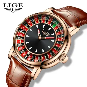 LIGE Colorful Round dial Watch,eye-catching alloy dial with dynamic ball accents, waterproof and luminous. A unique piece that stands out with charm.