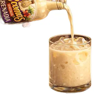 Cremas Grenadia Haitian Passionfruit Ice Cream Sauce 750ml Drinkware Bottle Water Bottles Tumbler Mugs