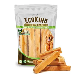 Himalayan Gold Yak Cheese Dog Chews Long-Lasting High-Protein Dental Treat Small 16 Chews 1 lb Bag All-Natural Smoked Sun-Dried Zero Chemicals