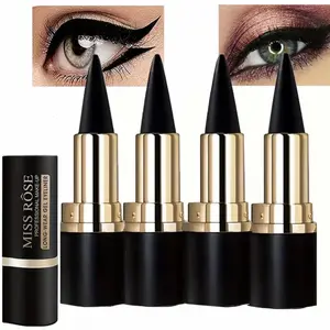 2Pcs Gentle Matte Gel Eyeliner Pencil, SoftSmooth Texture Eye Makeup Stick, Basic Cat Eye Be SmokyEye Daily Makeup Tool, Versatile Cosmetic for Festival &Casual Gifting Use，girl's favorite Valentine's Day makeup gift，Goth Halloween Makeup Kit
