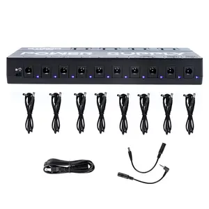 STRICH SPS-20 Guitar Power Supply 10 Isolated DC Output for 9V/12V/18V Effect Pedal