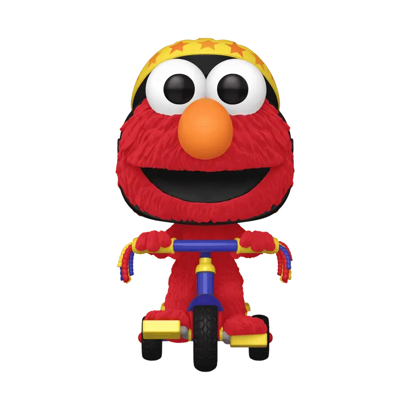 Funko Pop! Sesame Street Elmo On Trike Flocked #309