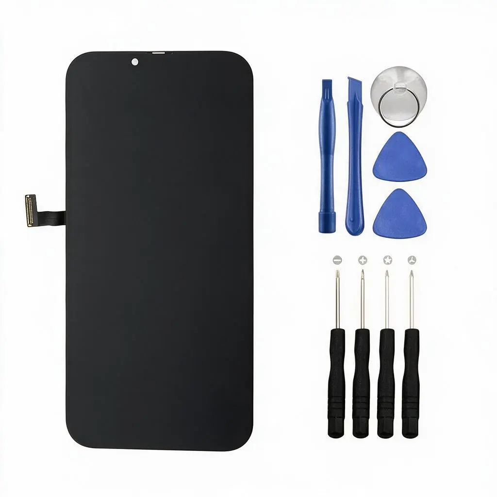 OLED Screen Replacement Kit for iPhone 13 Pro Max, FHD Display with Touch Digitizer for Repair