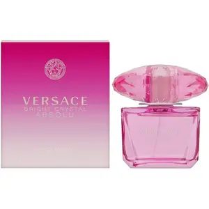 VERSACE Bright Crystal Absolu EDP Spray, 3.0 fl oz Women's Floral Fruity Fragrance - Intense Aromatic Blend with Yuzu, Peony, Lotus Notes, New in Box, Perfumes For Women, Women Perfumes