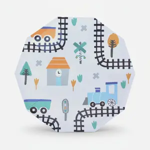 Steam Train Small Plates (Set of 8)