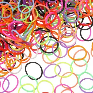 ITODAY Color Elastic Hair Bands, Hair Ties Multi Color Hair Tie Elastic Rubber Bands for Baby Girls Small Elastic Hair Ties for Children Adult Mini Colorful Hair