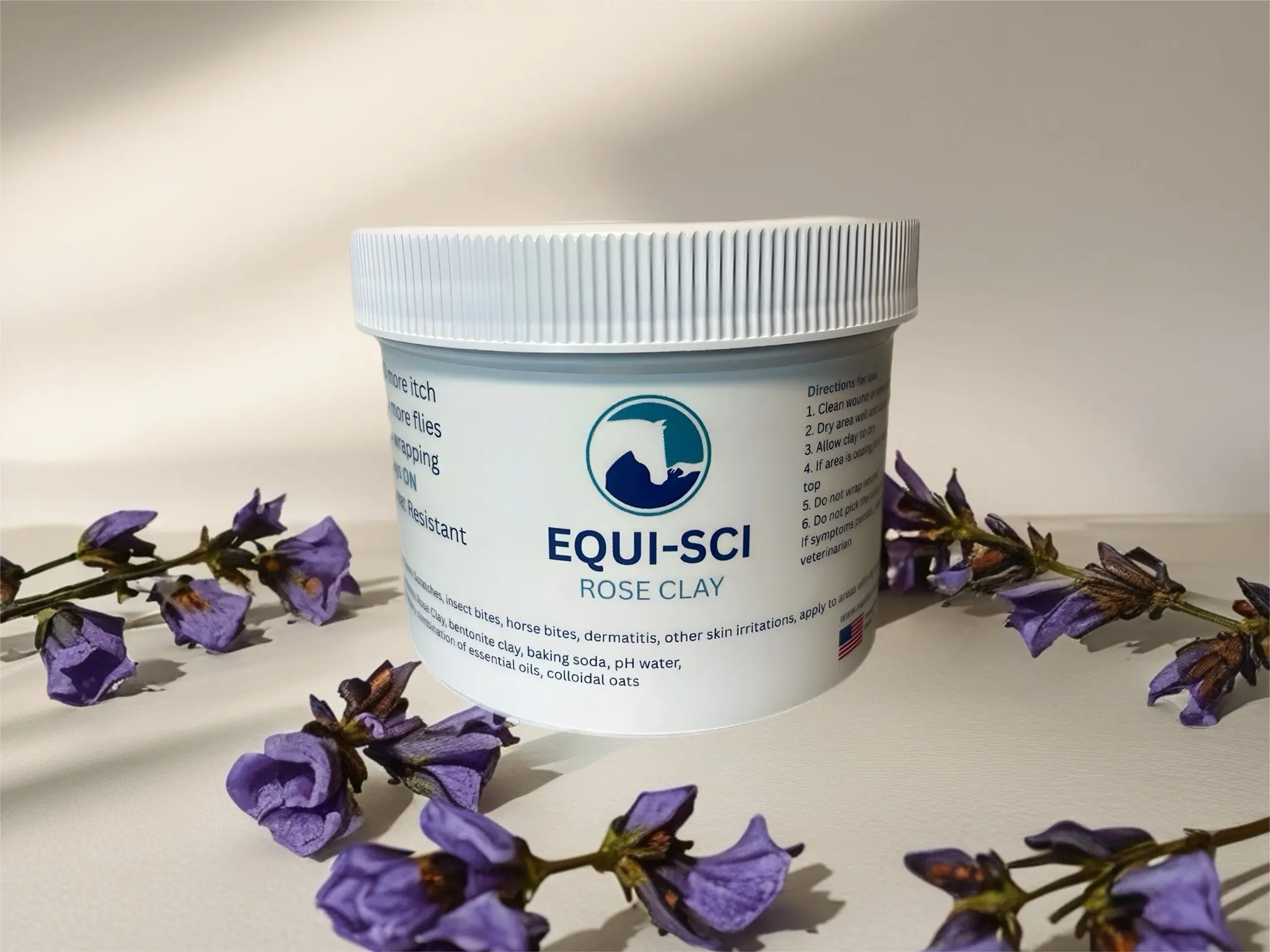 Rose Summer Sore Clay | Rose Bentonite Clay For Horses | Clay Wound Care For Horses | Horse Wound Clay