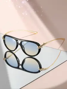 Large Frame Retro Sunglasses, Dual Bridge Design, Knots, Street Style, Fashion Accessory, Trendy Shades, Trendy Styling Sunglasses, Vintage Trendy Sunglasses