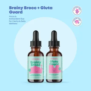 JoySpring Brainy Brocc + Gluta Guard – Focus & Antioxidant Duo for Clarity & Daily Wellness