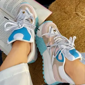 Sofia Urban Colombian Sneakers Round Toe Colorblock All-Day Comfort Versatile Casual Sports Shoes for All Seasons Handmade Craftsmanship Athletic Trainer Footwear Training