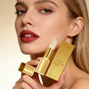 Women's Color-Changing Lipstick, 24k Gold Foil Ph-Active Moisturizing Balm, Long-Lasting Rich Color, Ideal for All Skin Tones, Daily Use