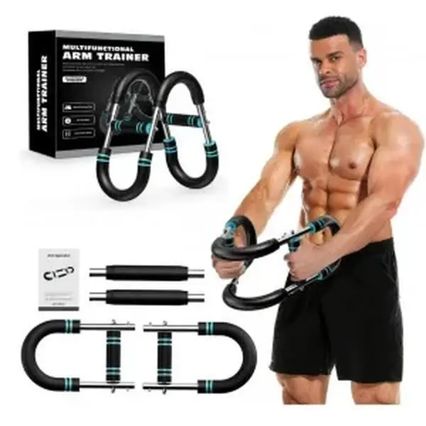 2026 New Pro Adjustable Power Twister Bar (60-100lb) - Portable Chest and Arm Trainer, Elastic Spring Chest Clip for Home & Gym Car Interior Decoration Use