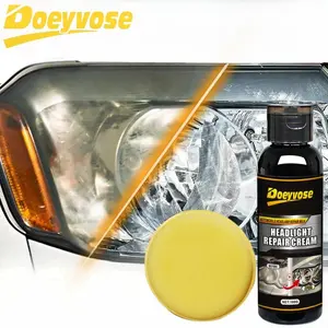 Doeyvose Car Headlight Repairing Liquid, Car Scratch Remover, Car Headlight Oxidation Yellow Scratch Blur Enhancement Crystal Plating Coating Renewal Agent, Professional Car Care Product, Car Essentials, Headlight Polishing Agent