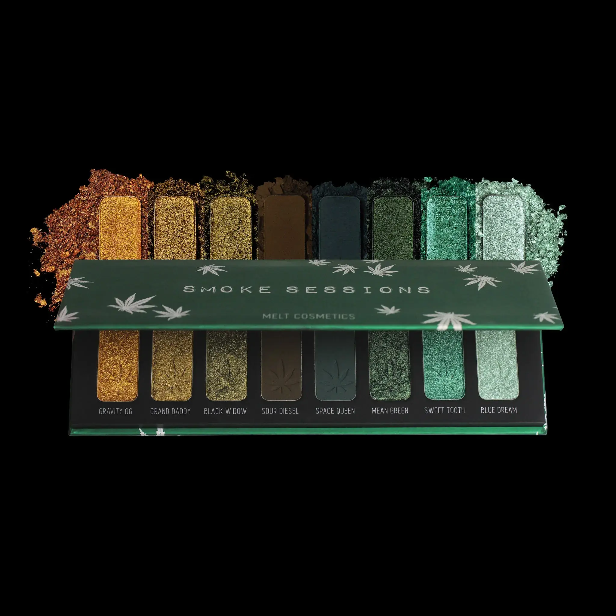 Green Smokey Eye Palette Viral TikTok 🔥 Dark Glam Makeup | Alta Pigmentación Generic